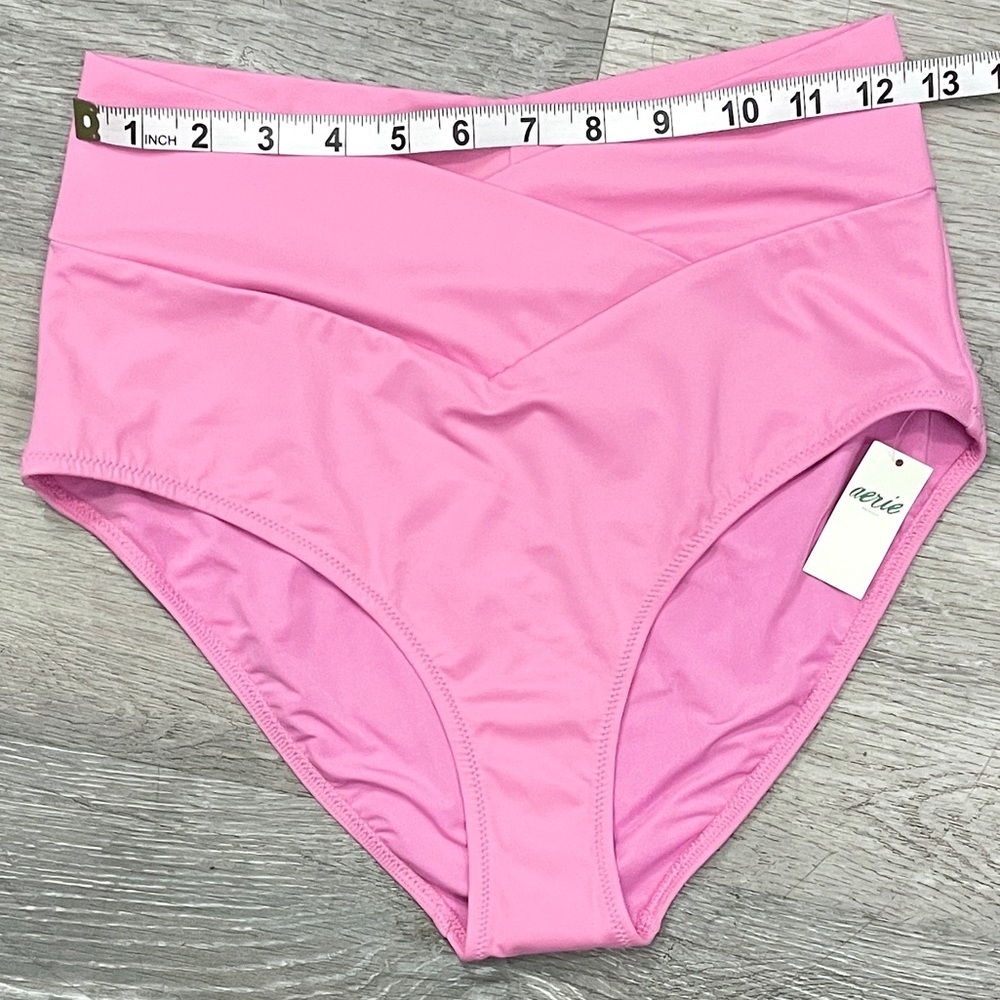 Aerie High Waisted Bikini Bottoms (NWT) - Picture 6 of 7